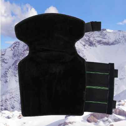 Thermal Fleece-Lined Windproof Motorcycle Knee Pads