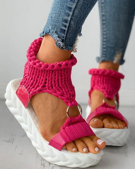 Flat Summer Platform Sandals