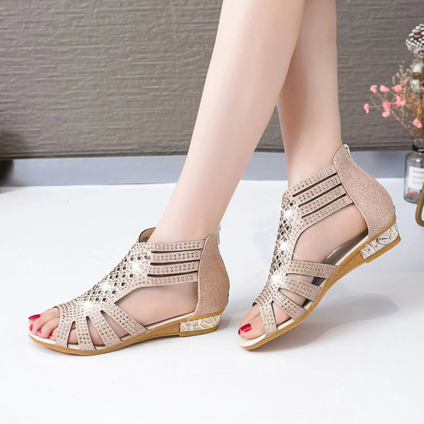 Women's Boho Wedge Sandals