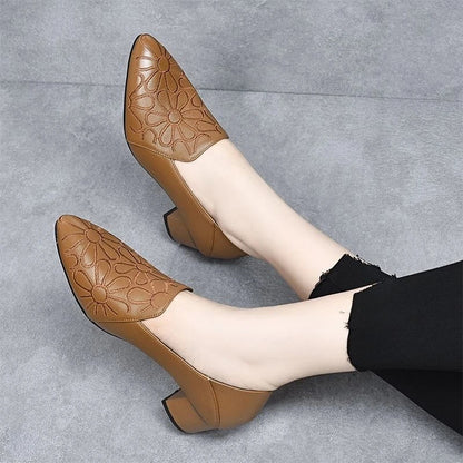 Soft Embroidered Heels