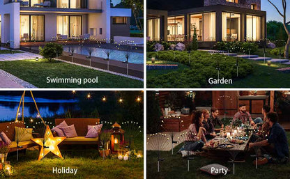 IP65 Solar Firefly Swaying Garden Lights