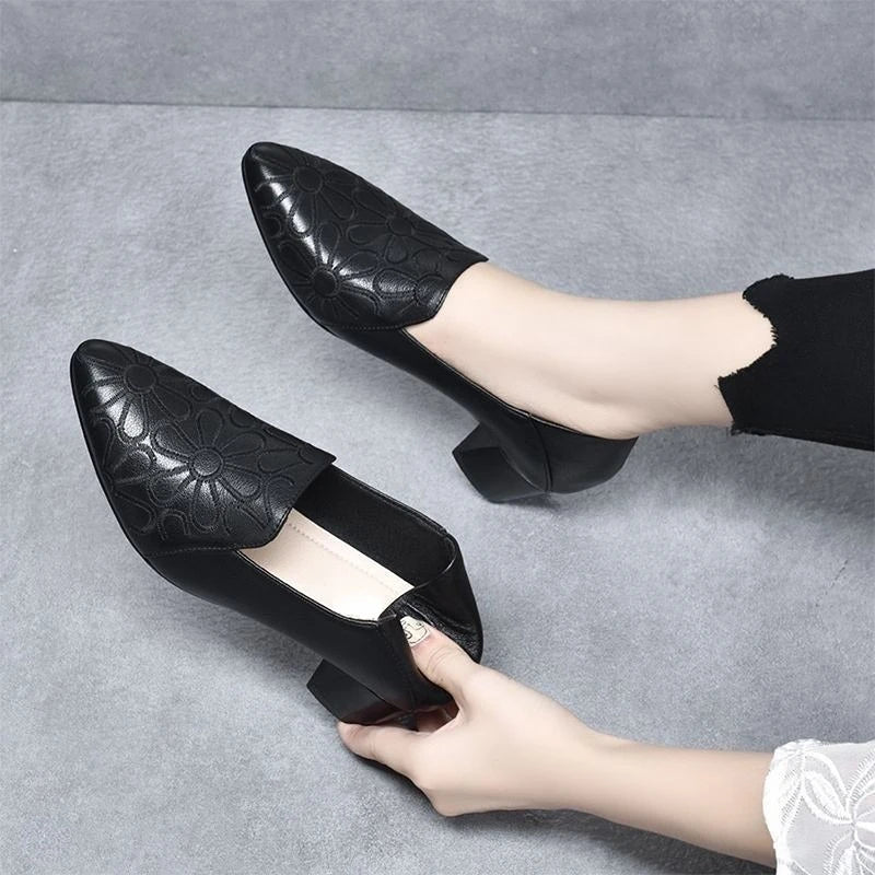 Soft Embroidered Heels