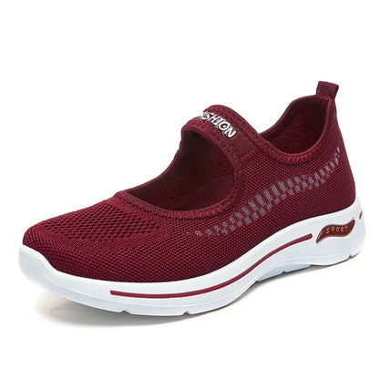 Casual Comfortable Breathable Walking Shoes With Elastic Strap