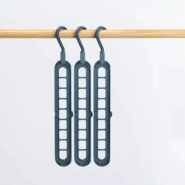 9-in-1 Space-Saving Multi-Position Wardrobe Hanger