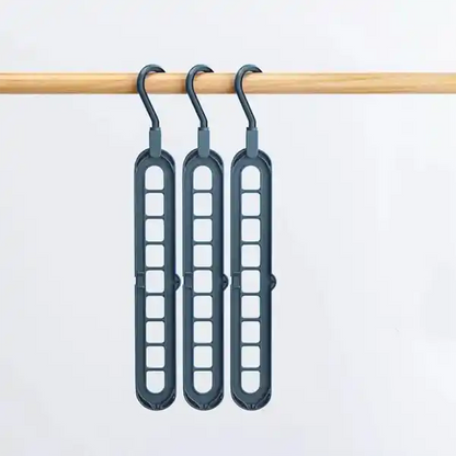 9-in-1 Space-Saving Multi-Position Wardrobe Hanger