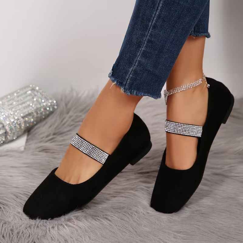Women’s Minimalist Pointed-Toe Slip-On Everyday Shoes