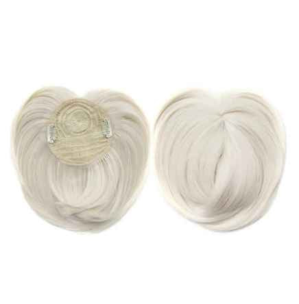 Breathable Human Hair Natural-Look Crop Topper