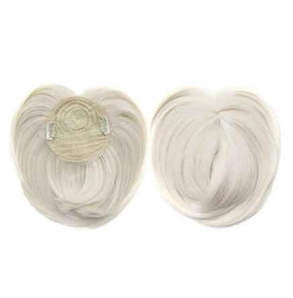 Breathable Human Hair Natural-Look Crop Topper