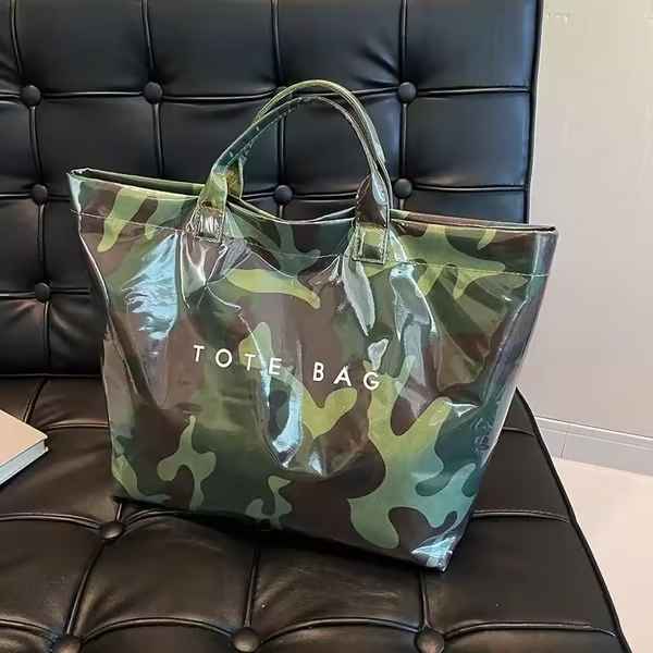 Women’s Letters Print Large-Capacity Tote Bag
