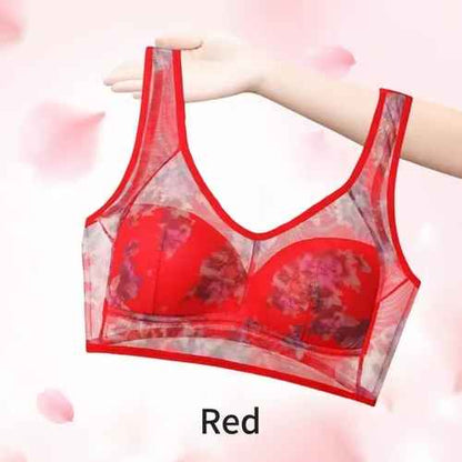 Women’s Ice Silk Lace Cooling Comfort Bra