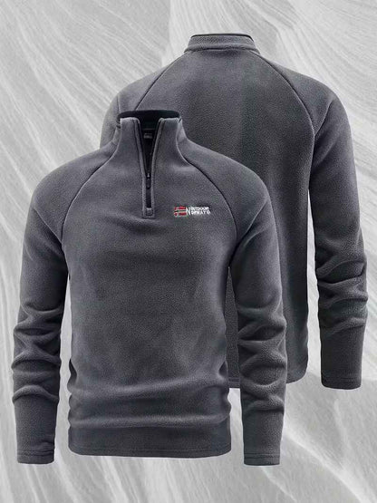 Men’s Nordic Quarter-Zip Fleece Sweatshirt