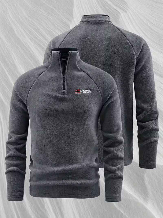 Men’s Nordic Quarter-Zip Fleece Sweatshirt