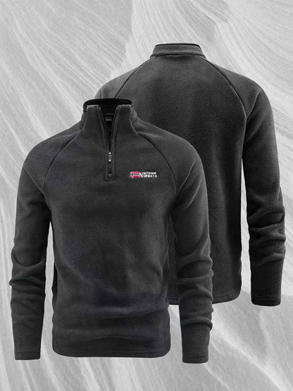 Men’s Nordic Quarter-Zip Fleece Sweatshirt
