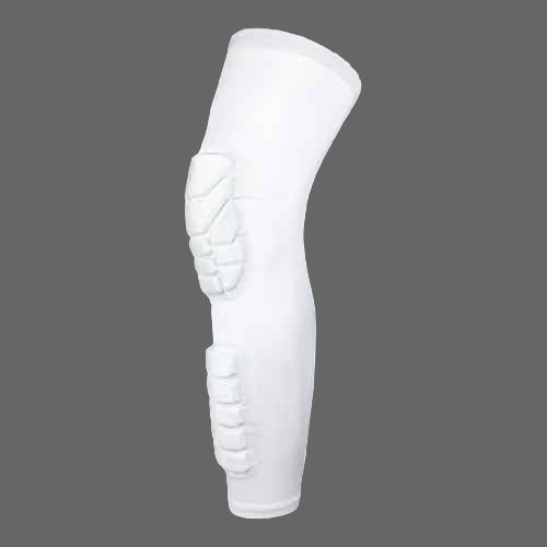 Knee & Thigh Padded Compression Sports Sleeve with Honeycomb Protection