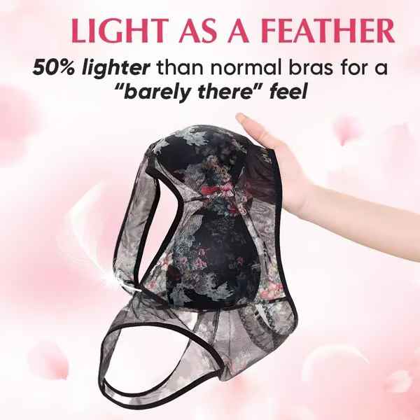 Women’s Ice Silk Lace Cooling Comfort Bra