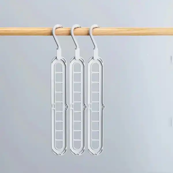 9-in-1 Space-Saving Multi-Position Wardrobe Hanger