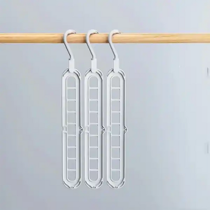 9-in-1 Space-Saving Multi-Position Wardrobe Hanger