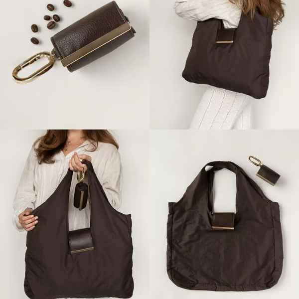 Women’s Mini Tote Keychain Bag