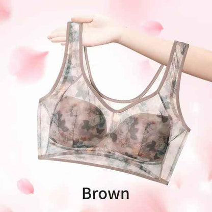 Women’s Ice Silk Lace Cooling Comfort Bra