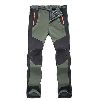 Men’s Waterproof Insulated Tactical Cargo Hiking Trousers