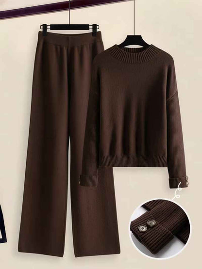 Women’s Side-Stripe Knit Lounge Co-Ord Set