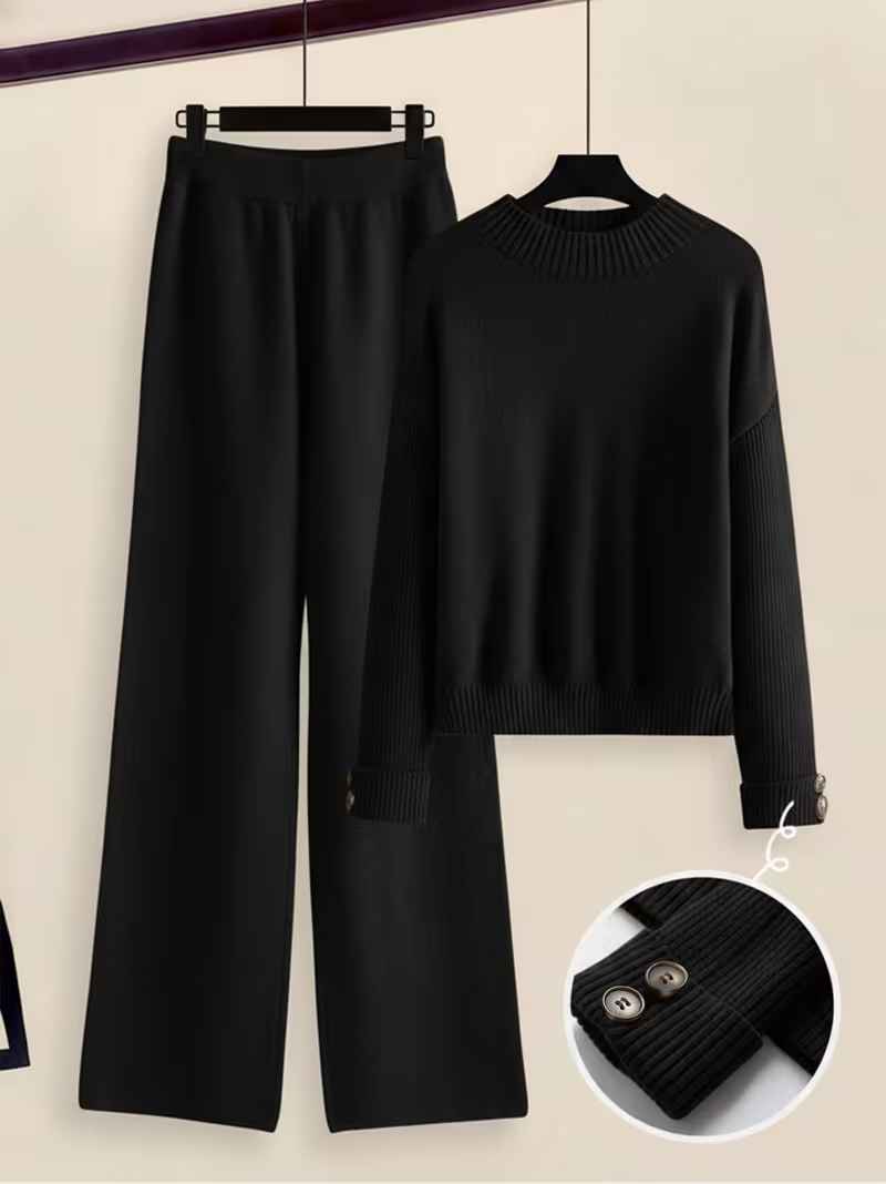 Women’s Side-Stripe Knit Lounge Co-Ord Set