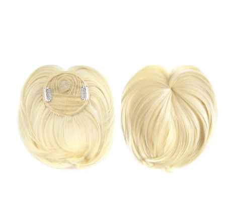 Breathable Human Hair Natural-Look Crop Topper