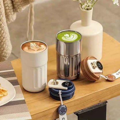 450ml Stainless Steel Smart Temperature Display Travel Mug