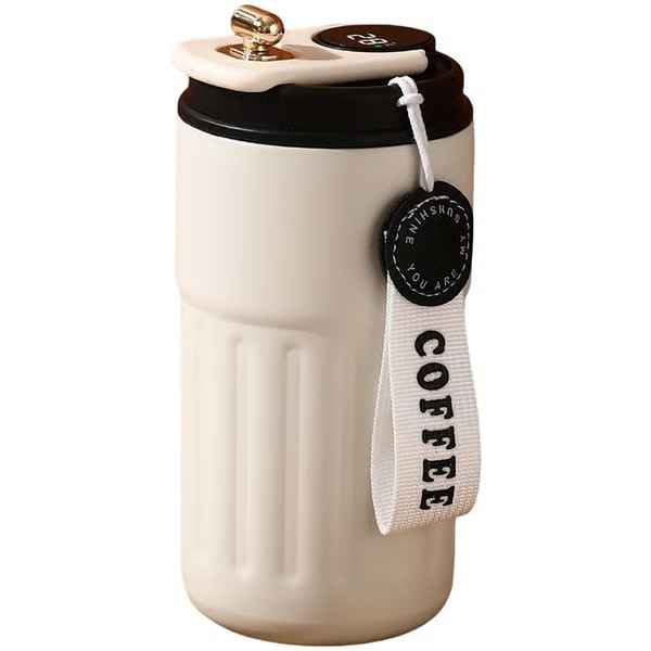 450ml Stainless Steel Smart Temperature Display Travel Mug
