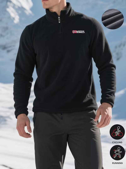 Men’s Nordic Quarter-Zip Fleece Sweatshirt