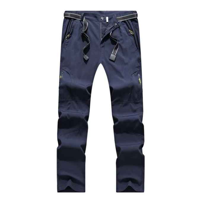 Men’s Lightweight Multi-Pocket Waterproof Hiking Trousers