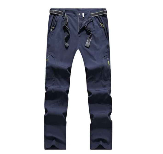 Men’s Lightweight Multi-Pocket Waterproof Hiking Trousers