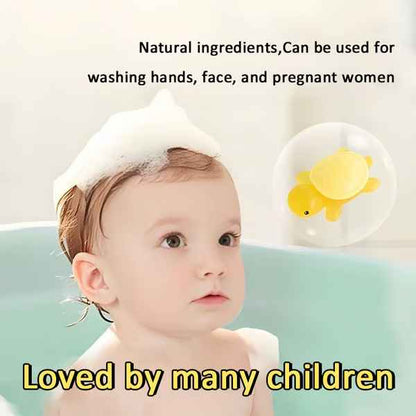 Handmade Turtle-Shaped Essential Oil Soap for Children