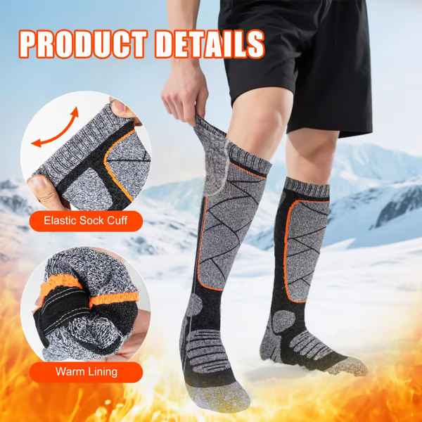 Rechargeable Washable Heated Winter Socks