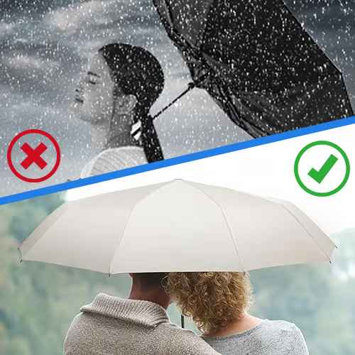 Windproof Ring-Buckle Automatic Travel Umbrella