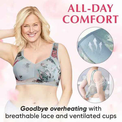 Women’s Ice Silk Lace Cooling Comfort Bra