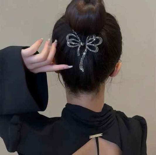 Bow Light-Luxe Sparkle Hair Clip