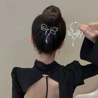 Bow Light-Luxe Sparkle Hair Clip