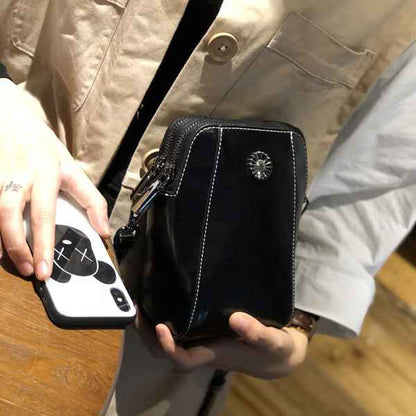 Women’s Soft Leather-Look Phone Crossbody Bag