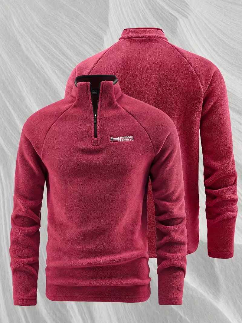 Men’s Nordic Quarter-Zip Fleece Sweatshirt