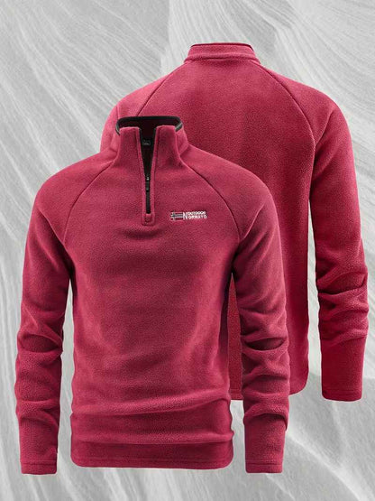 Men’s Nordic Quarter-Zip Fleece Sweatshirt
