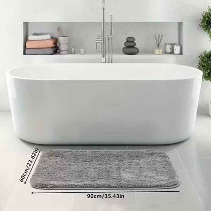 Fluffy Memory-Foam Bathroom Mat