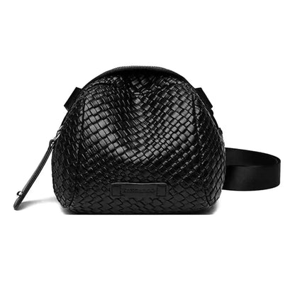 Hand Weaving Cowhide Shell Bag