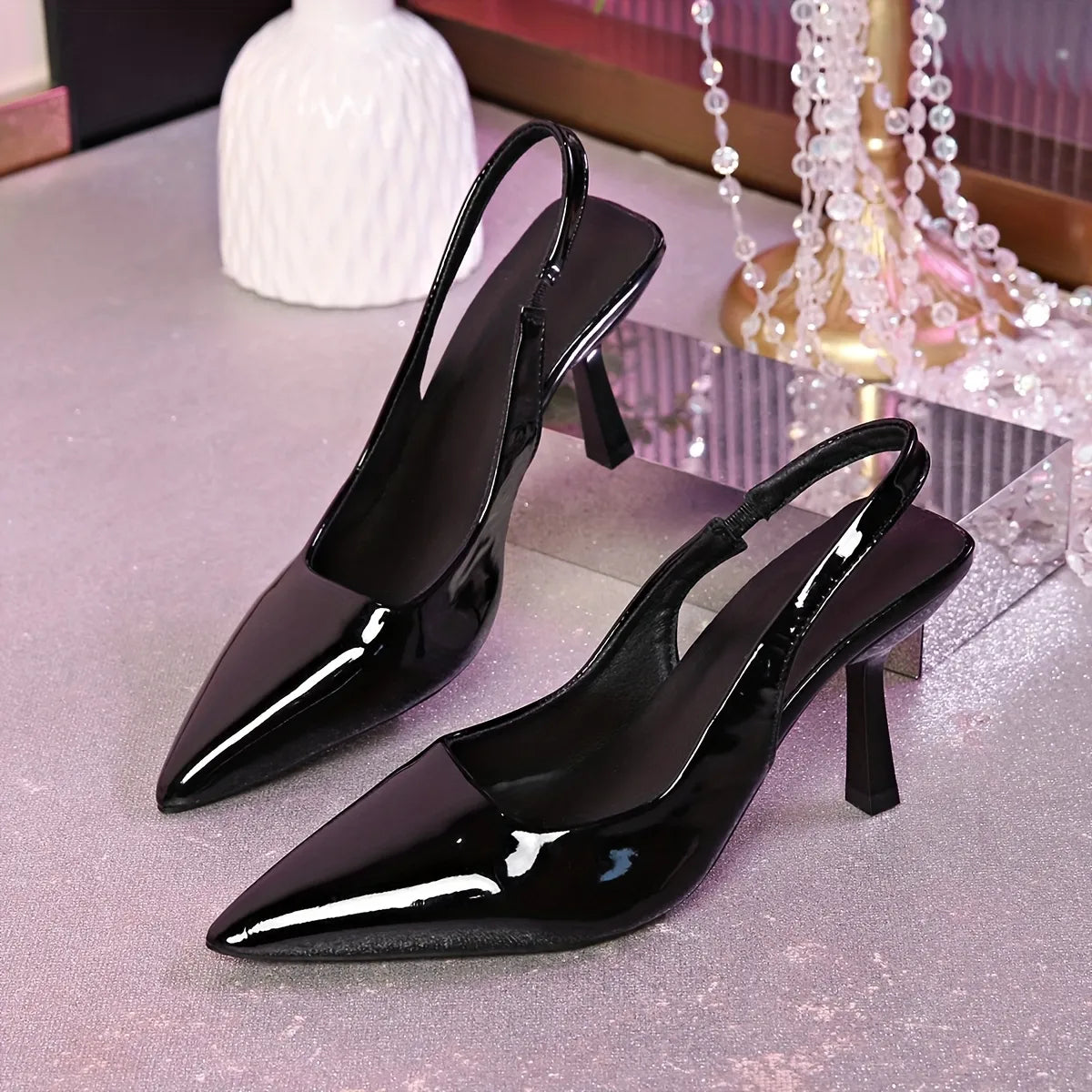 Women’s Elegant Pointed Toe Support High Heel Shoes
