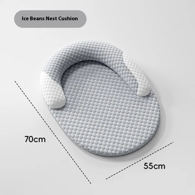 Cooling U-Shaped Pet Bed