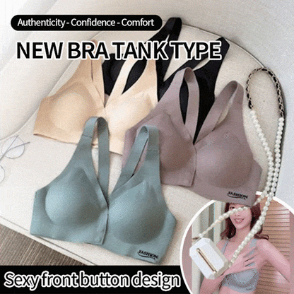 Women’s Deep Plunge Minimiser Front-Closure Wireless Bra