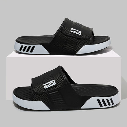 Men's Sculpted Platform Slide Sandals