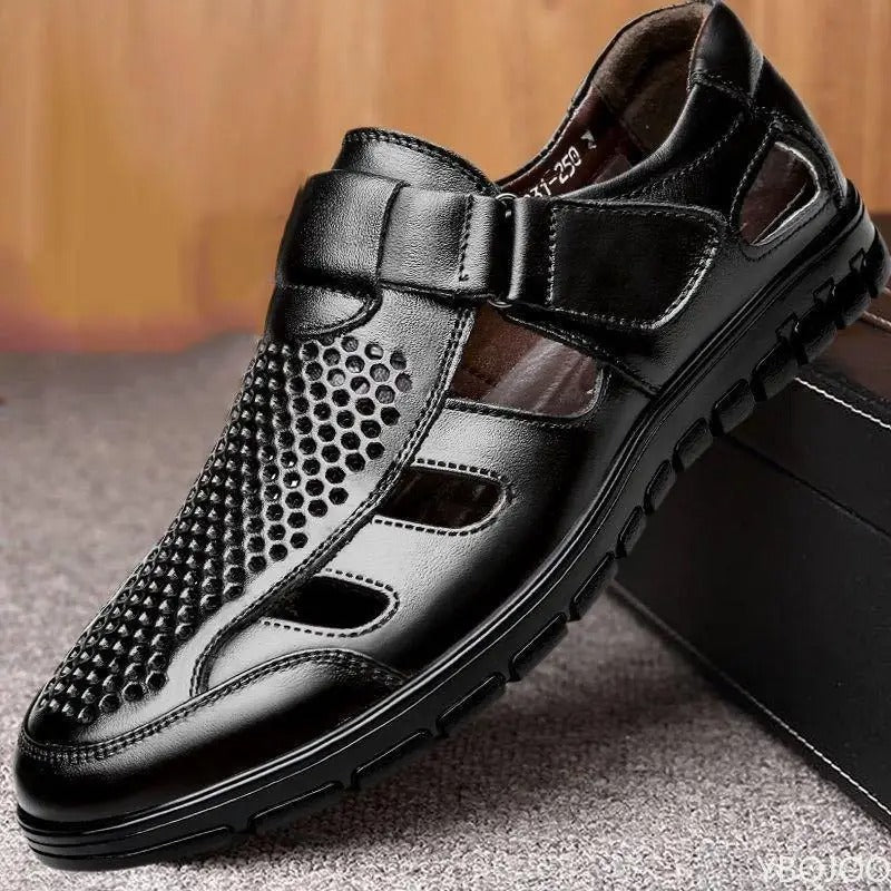 Men's Soft And Comfortable Leather-Look Sandals