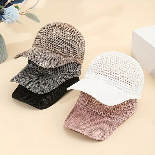 Breathable Mesh Baseball Cap - Unisex Summer Hat