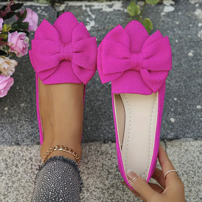 Elegant Black Slip-On Flats for Women - Lightweight, Comfortable & Versatile
